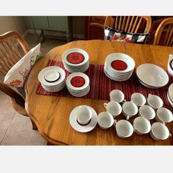 80  Piece Dish Set By Block Bidasoa Made In Spain  Excellent Condition  $80For All  Located Off 178/Comanche Rd