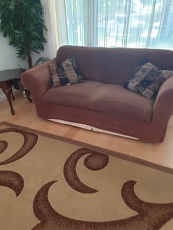 3 piece sofa set with carpet
