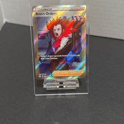 Trainer Boss’s Order Full Art Pokemon Card 