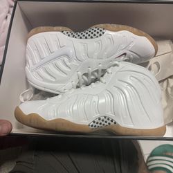 Nike Foamposite  White Gucci Sz6 