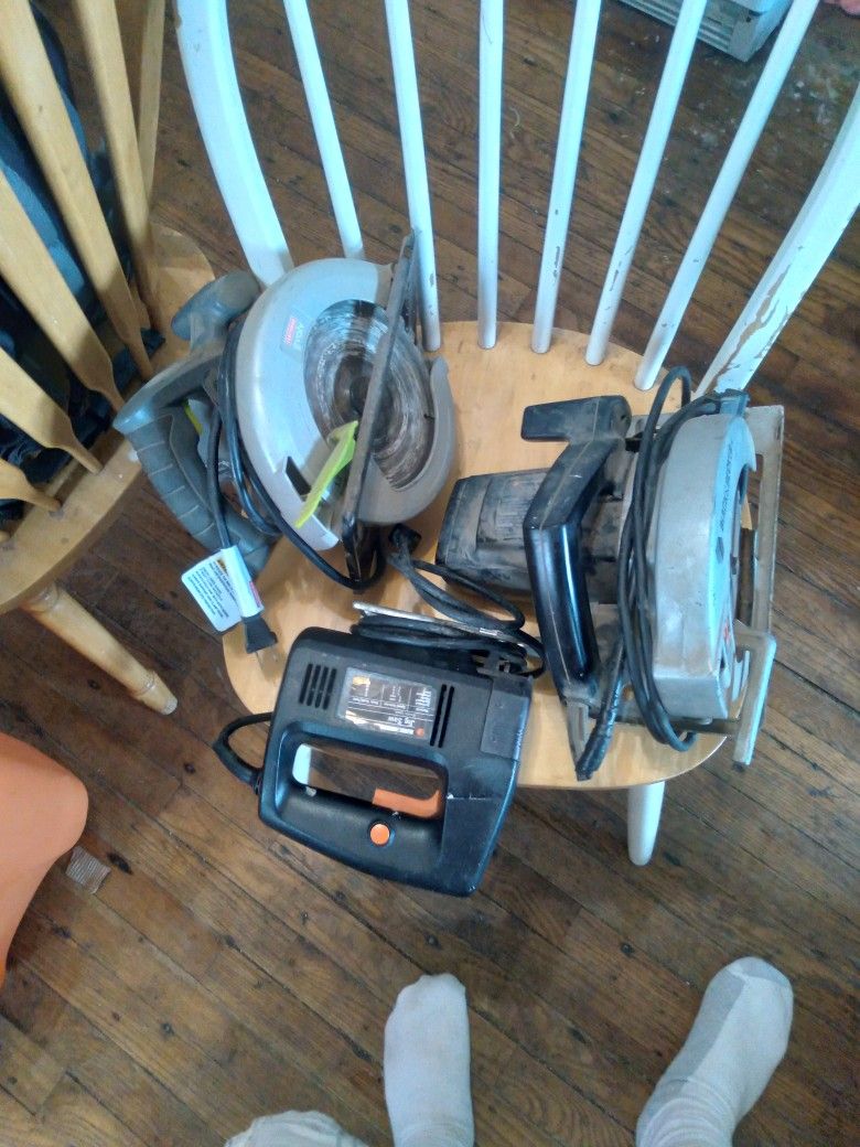 3 Working Power Saws All For $30