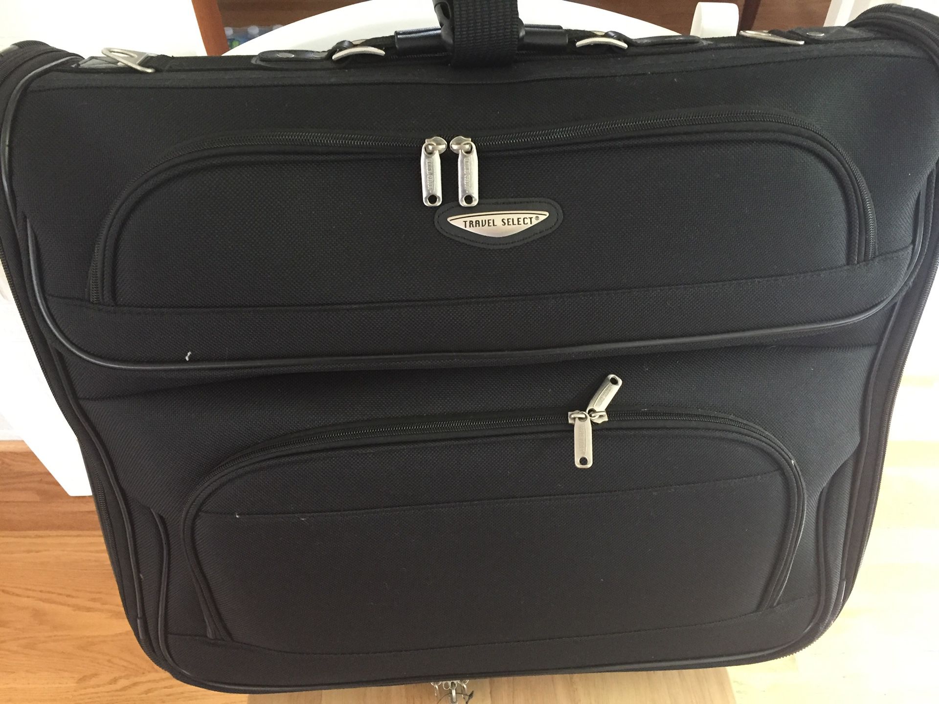 Travel Select Rolling Garment Bag, Black