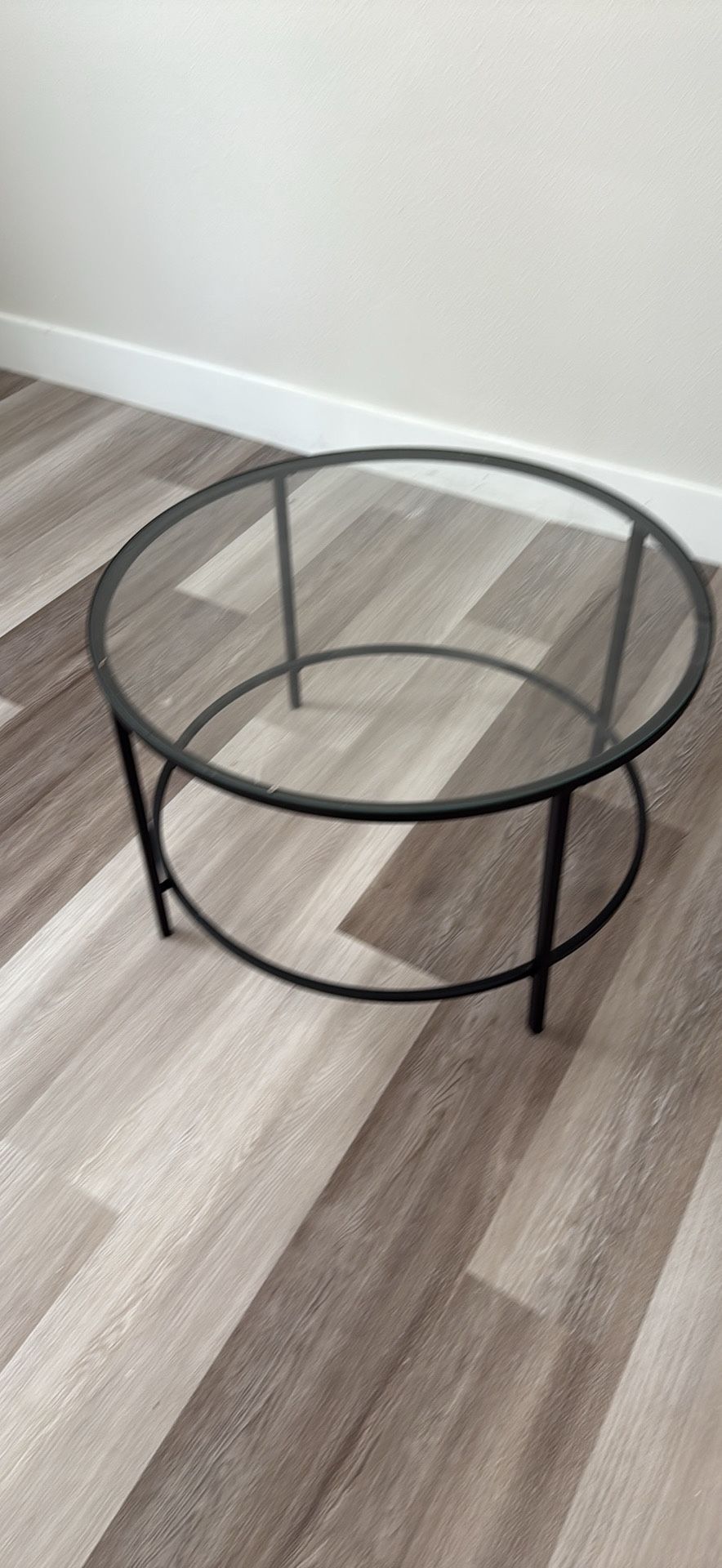 Round Glass Table