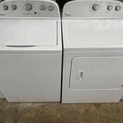 Whirlpool Set Washer And Dryer Electric Good Condition We Delivery 