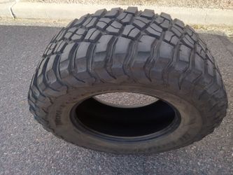 Nice Newer 1 Single 35X12.50R18 LT BFGoodrich Mud-Terrain KM3 Tire! 🔥