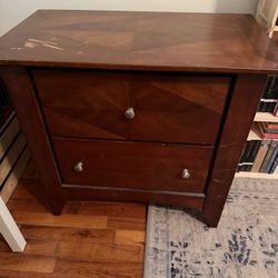Wooden dresser/nightstand 