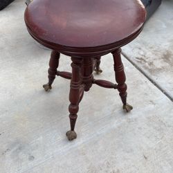 Vintage Claw Foot Stool