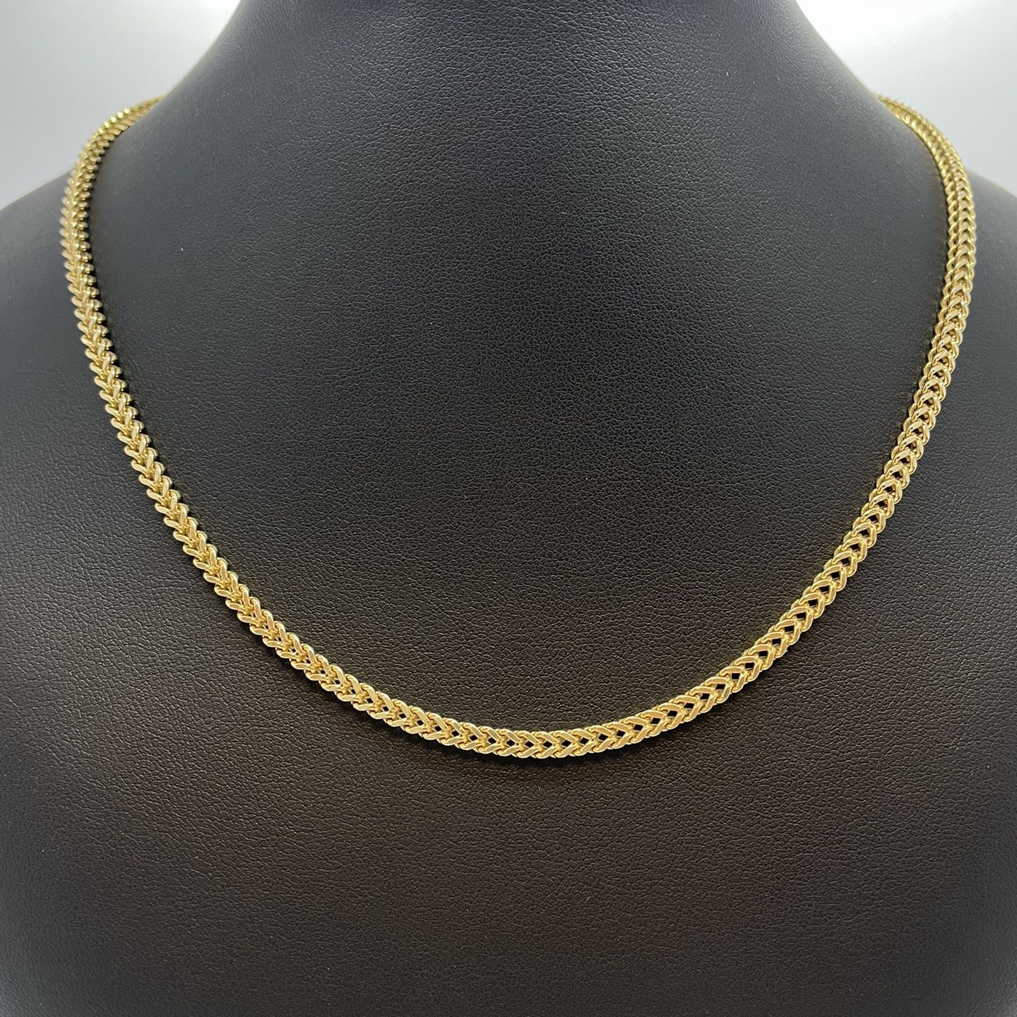 Gold Chain Franco Hollow 14K