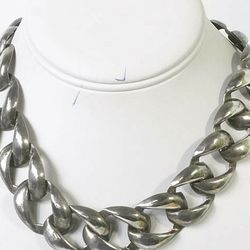 Vintage Women's Sterling Silver Choker Necklace