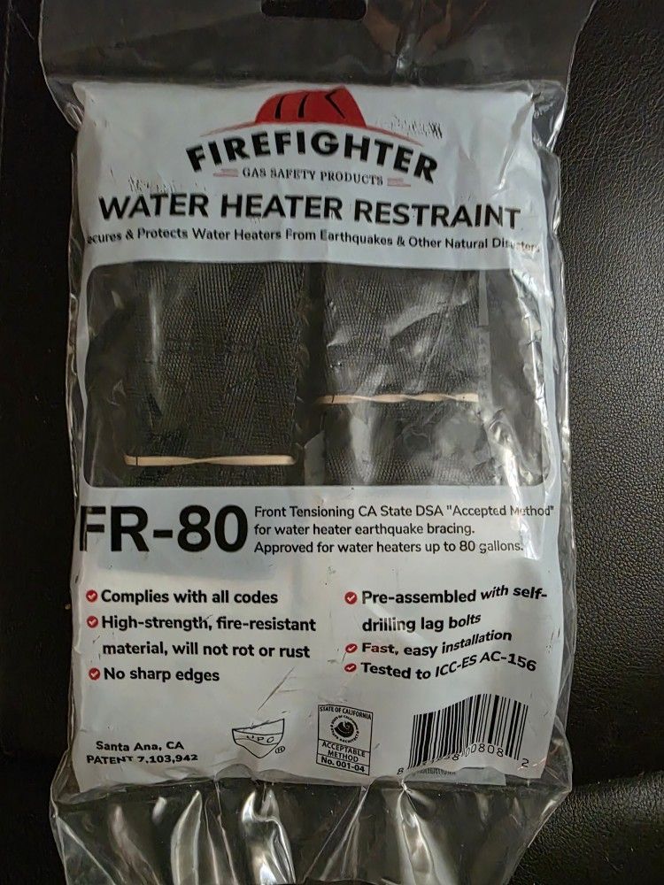 Water Heater Restraint