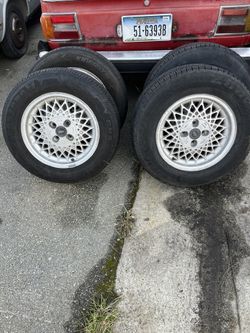 Rial Alloy rims- tires, tires 50% left, rim is very nice, 15 x 7, 4 x 100 lug pattern