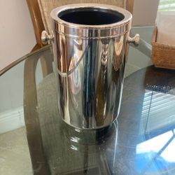 beautiful silver wine rack