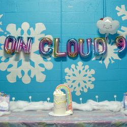 On Cloud 9 Party Birthday Decor Balloons 
