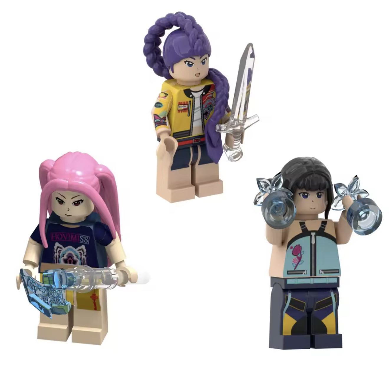 Kpop Demon Hunters Huntix Lego Figures