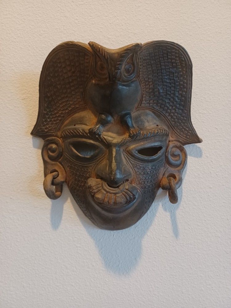 5 Colombian Native Indian Masks