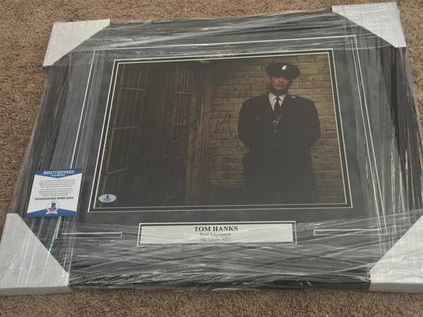 Tom Hanks signed autographed framed 11x14 photo The Green Mile Beckett BAS coa
