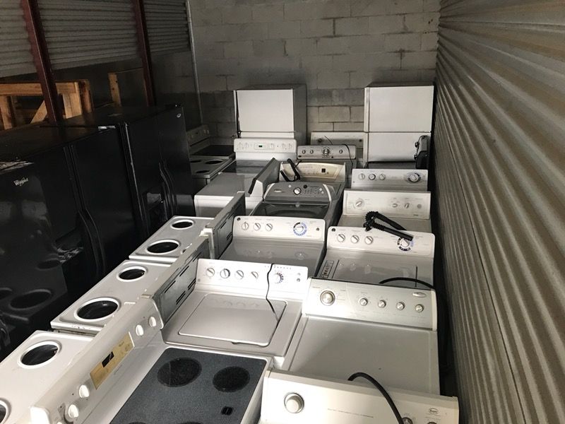 Appliances washer dryer fridges stoves Stacks