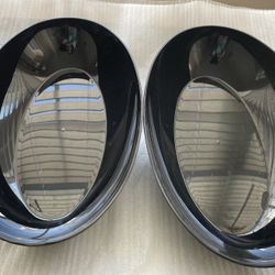 Serving Bowls, Black Oval, Party Essentials - Hard Plastic