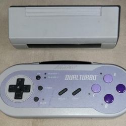 Super Nintendo Akklaim Dual Turbo Snes Wireless Control w/Sensor 