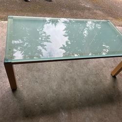 Gorgeous Glass Coffee Table By Steelcase
