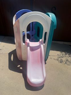 Kids Plastic Toddler Slide Play Set
