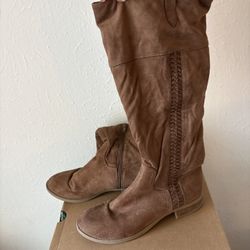 Brown Knee High Boots 