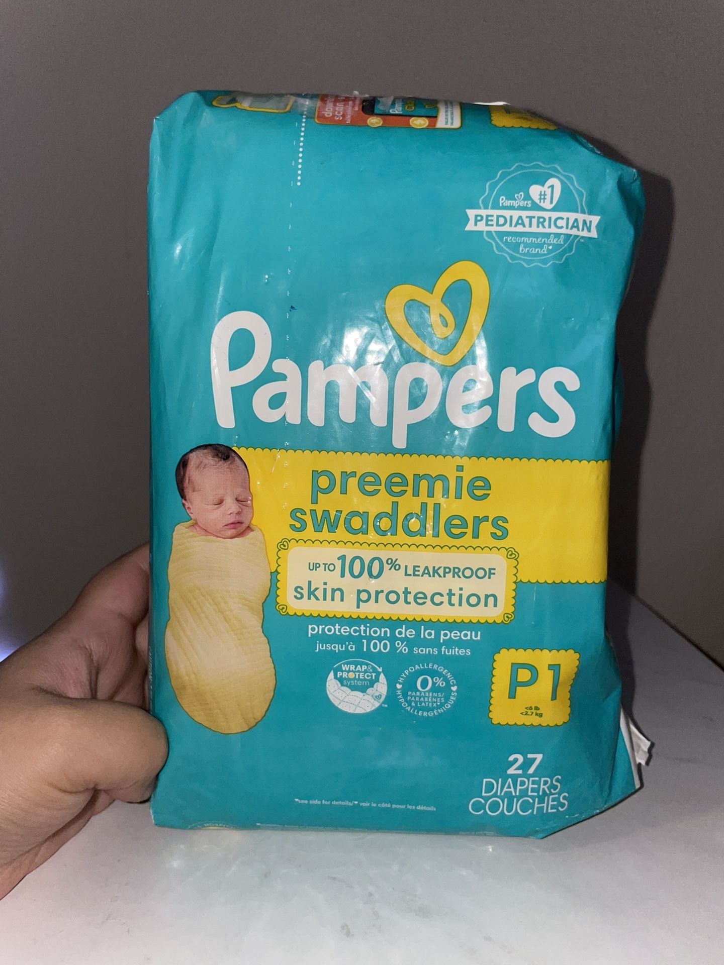 Preemie Swaddlers Diapers 