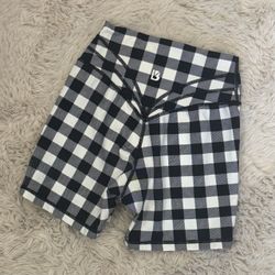 BuffBunny Collection Checkers Athletic Shorts Size XX Small Like New