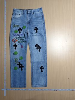 Chrome Heart Graffiti Pants