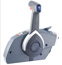 Boat Throttle Control, (contact info removed) Side-Mounted Outboard Remote Control Box for Evinrude Johnson, Marine