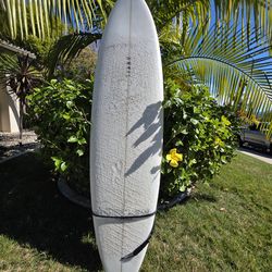6'10" Mid Length Surfboard
