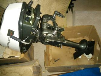 Johnson 3hp Outboard Motor Engine Canoe Jon Boat Nice Model JM23A