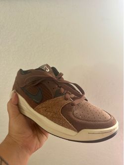 Brown Nike Jordan sneakers