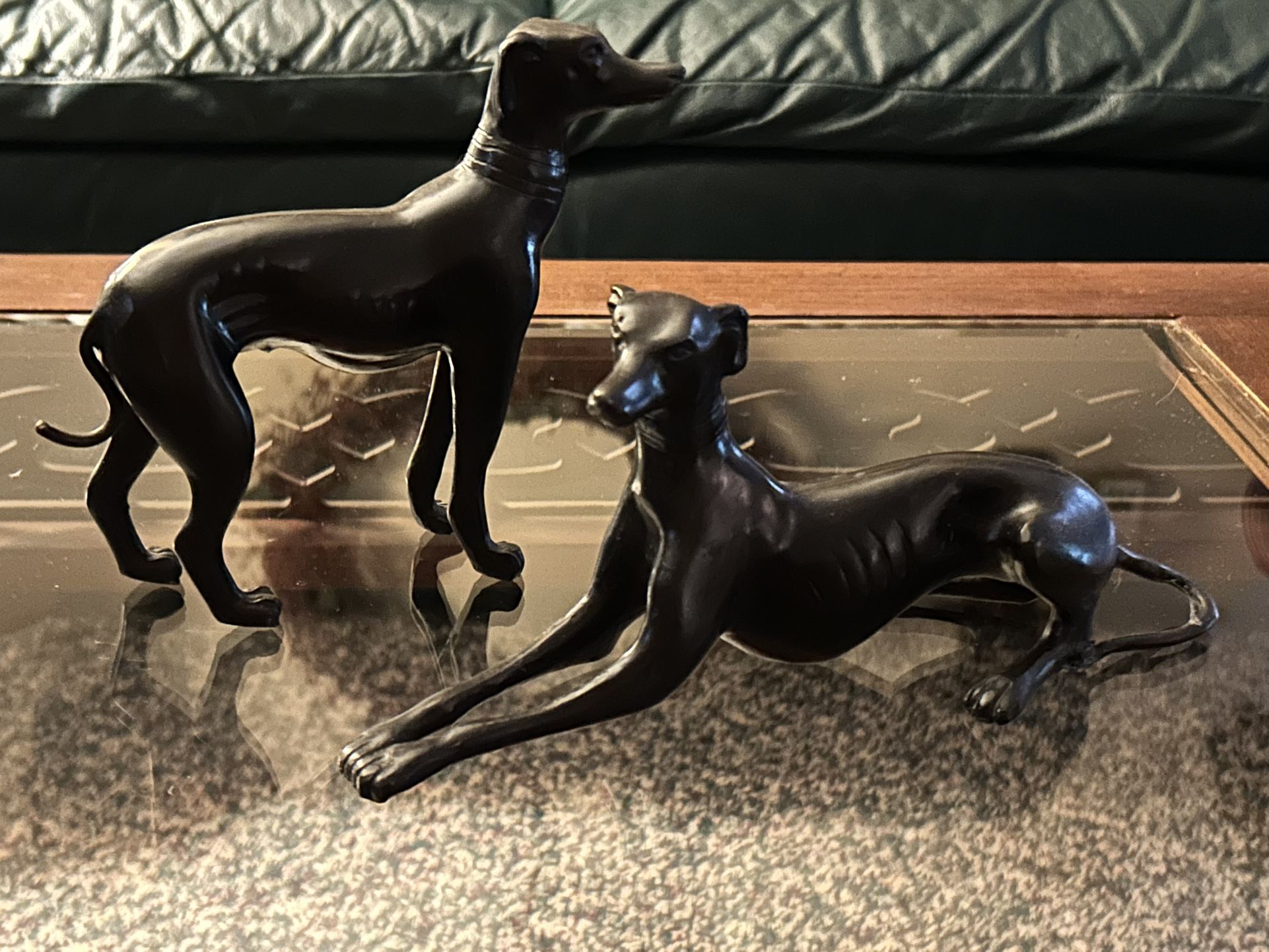 Vintage Bronze Greyhound / Whippet