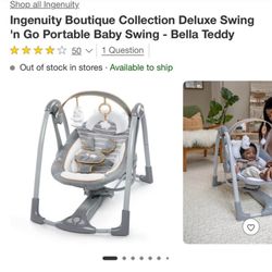ingenuity go portable baby swing 