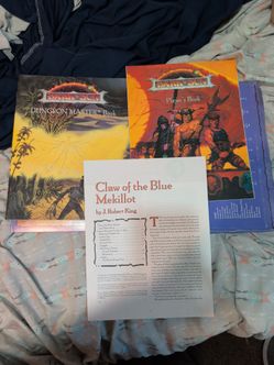 Dark Sun AD&D Boxed Set Books & Booklet