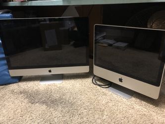 2 Apple 🍏 desktops  🖥️Great 👍🏼 Condition-22 Inch $69+27 Inch $180 Cash Or BOTH $239 - Must Come Huntington Beach(Main St. 4 Blocks From Beach🏝️ 