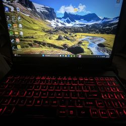 Acer Gaming laptop, geforce and intel graphics card.