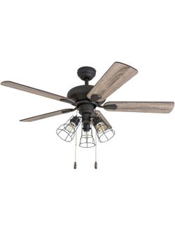 Prominence Home 50588-01 Madison County Industrial Ceiling Fan, 42"