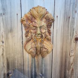 Green Man Wall Plaque 