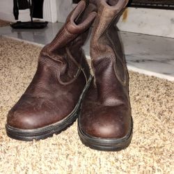 Herman survivors Western Wellington boots size 12 leather work hiking brown