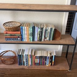 Steel & Hardwood Bookshelves