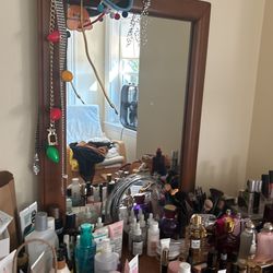 Two Part Dresser Wood