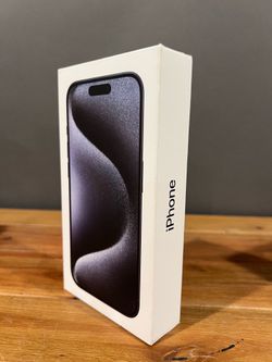Apple iPhone 15 Pro, Blue Titanium, 128 GB (Box Only)