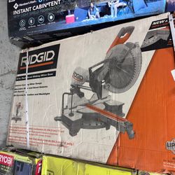 Ridgid Mitter Saw New 12” Slidding 