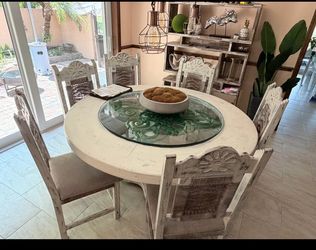 Dining wood Table and Chairs for sale
