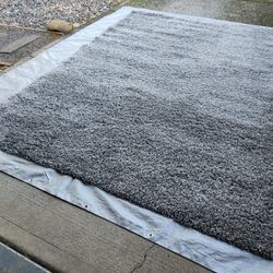 (Target) Good Quality 7' X 10' GREY AREA RUG-Excellent Condition!