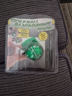 Golf Ball Alignment Tool with Sharpie Mini