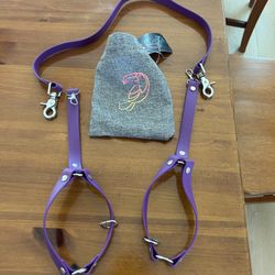 Skate Harness Set Neon Toucan Purple Brand New Roller Skate Harness