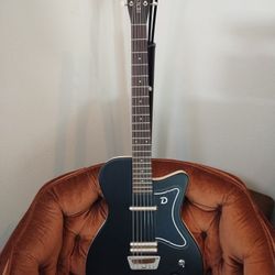 Danelectro U-2 Humbucker Reissue Electric Guitar - Black